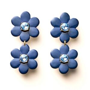 kate spade Blue Floral Dangle Earrings